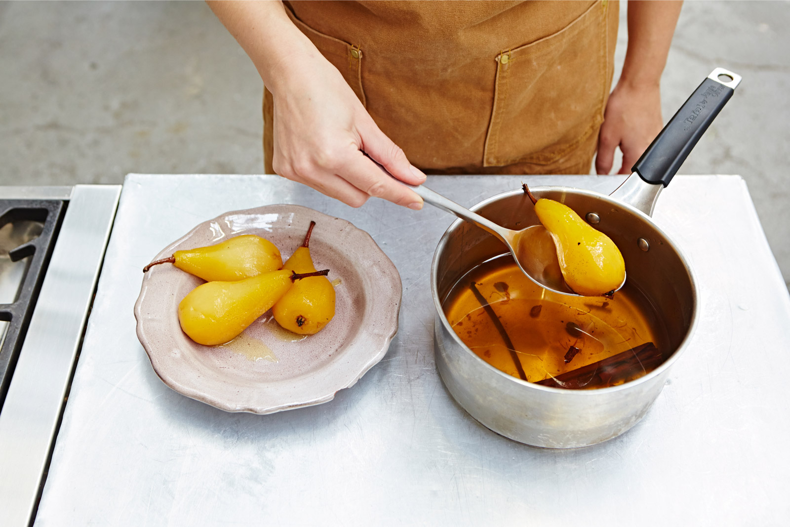How to make poached pears Jamie Oliver Features
