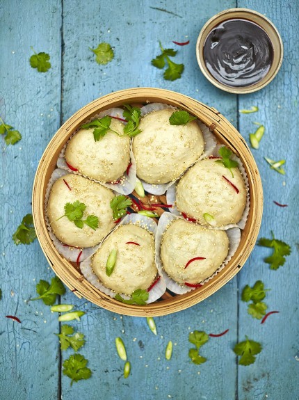 Vegan dim sum buns