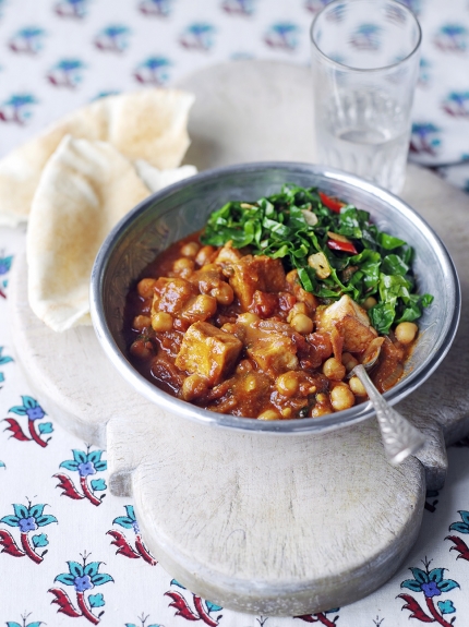 Tofu & chickpea curry