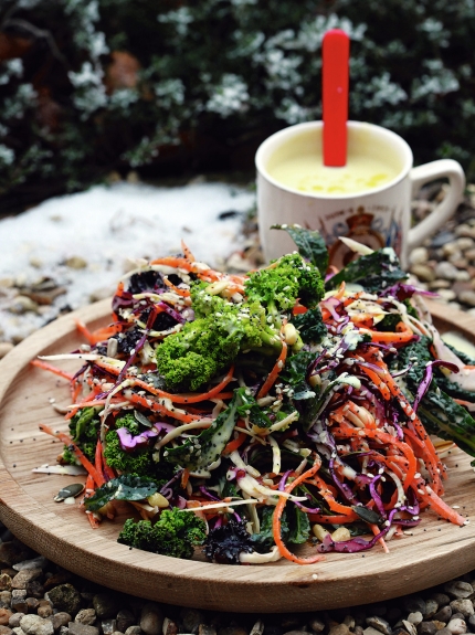 Delicious winter salad