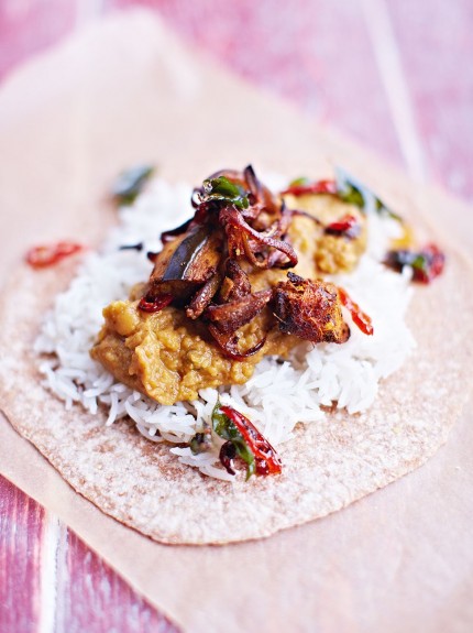 Slow cooking aubergine_daal