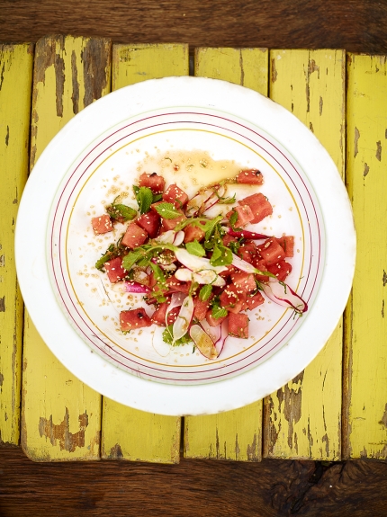 Watermelon salad – Asian