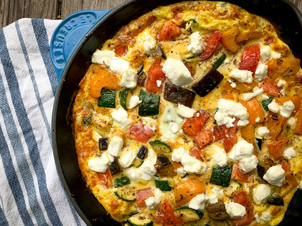Omelette - ratatouille