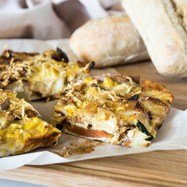 Omelette - leftover frittata