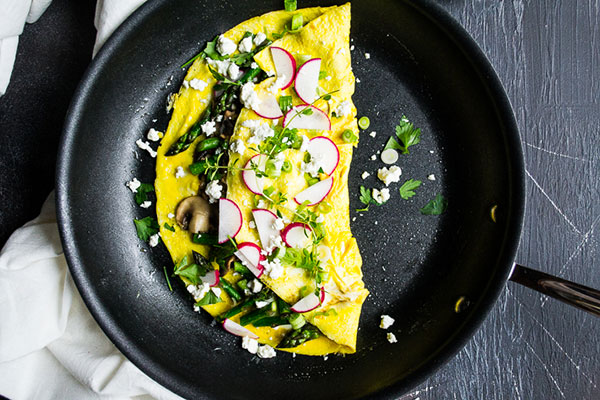 Omelette - spring twist