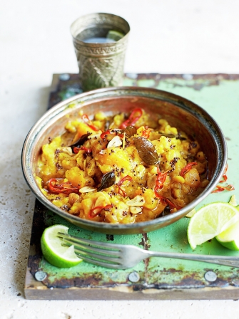 Butternut squash dal