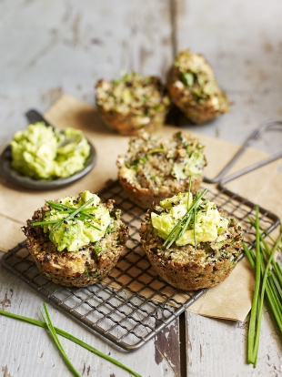 Quinoa & kale muffins