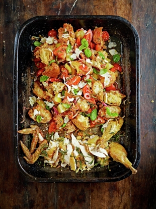 Chicken panzanella