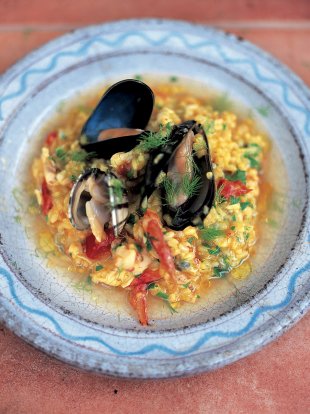 Seafood risotto (Risotto ai frutti di mare)
