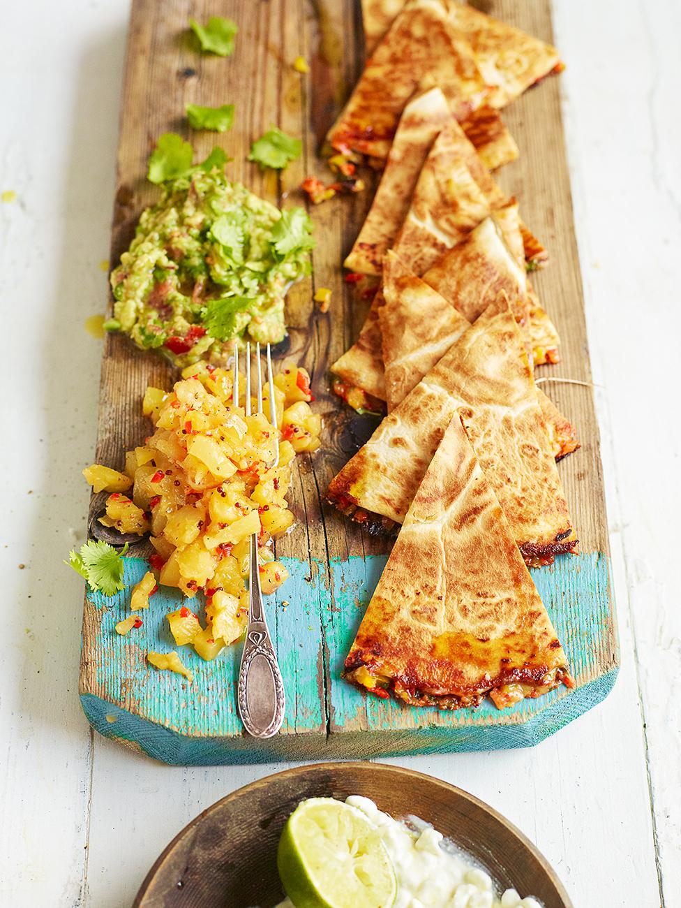 oliver chips fish jamie homemade and wraps Falafel salsa with grilled veg &