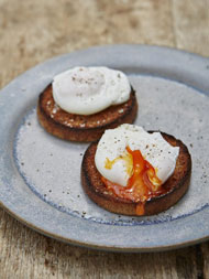 Poached eggs
