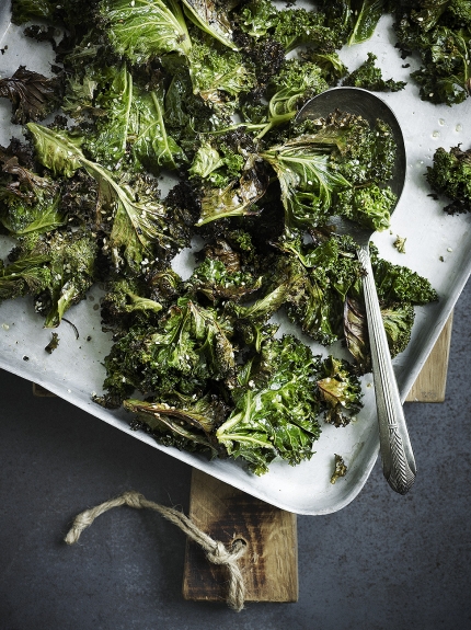 Image of sesame roasted kale
