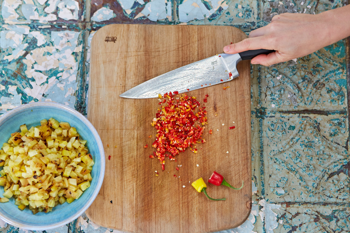 How to make pineapple salsa Jamie Oliver Features