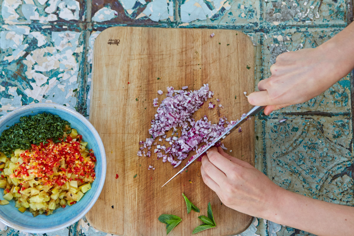 How to make pineapple salsa Jamie Oliver Features