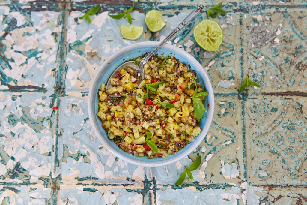 How to make pineapple salsa Jamie Oliver Features