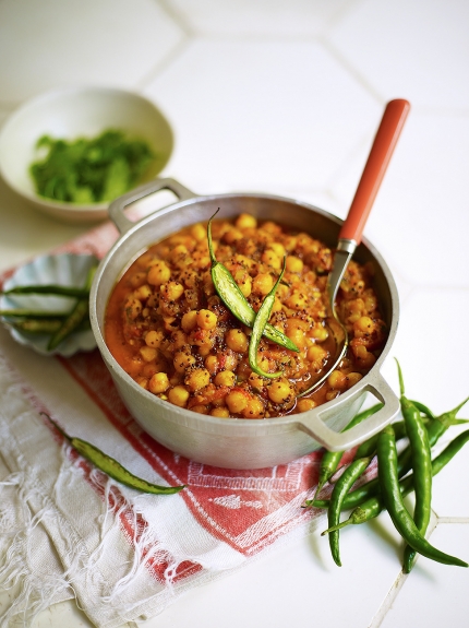 Healthy curries - chickpea