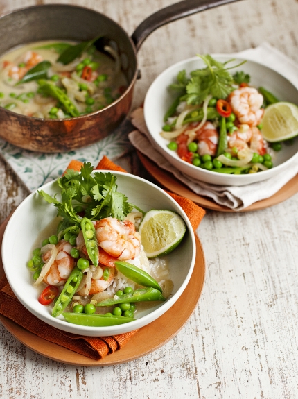 Healthy curries - prawn