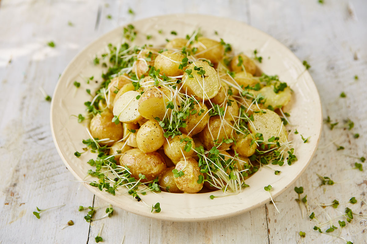 Skill school new potato salad Jamie Oliver Features
