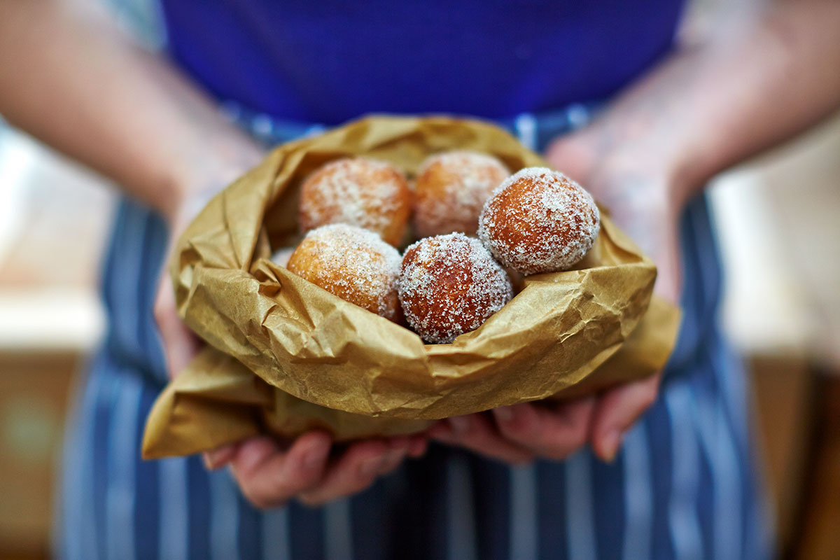 sainsburys custard doughnut calories