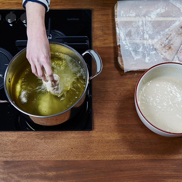 Homemade fish and chips stepbystep Jamie Oliver Features