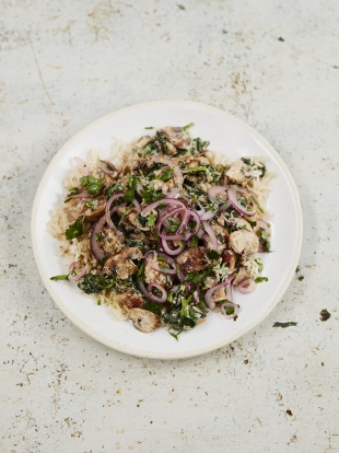 Chicken & mushroom stroganoff | Jamie Oliver