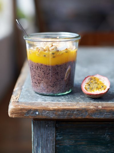 Black rice pudding