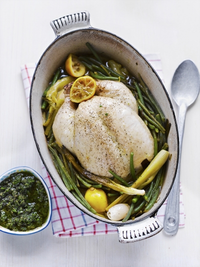 Braised spring chicken