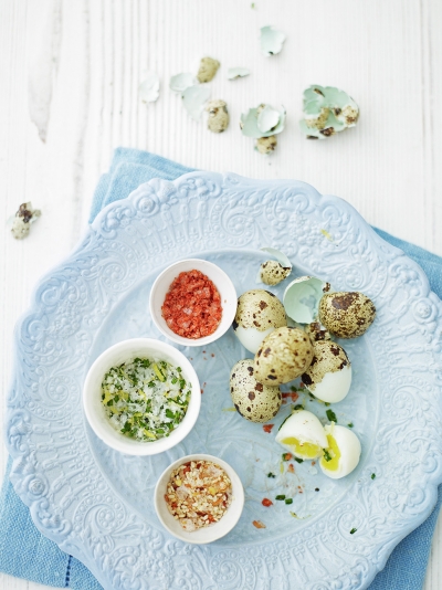 Dipping salts for boiled quail eggs
