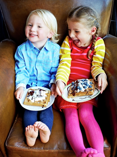 Brilliant breakfast waffles